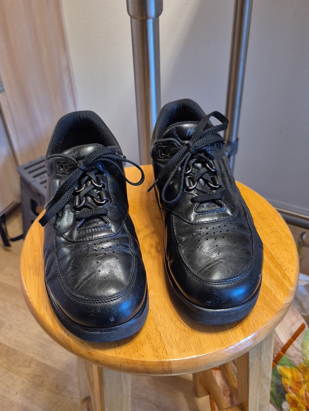SAS Black Leather Shoes